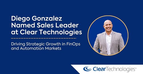 Diego Gonzalez Named Sales Leader at Clear Technologies — Driving Growth in FinOps and IT Automation
