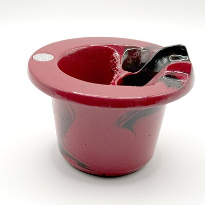 Oxblood Cigar Caddy Douser - Dual Ashing and Dousing Sculpture Oxblood Cigar Caddy Douser - Dual Ashing and Dousing Sculpture