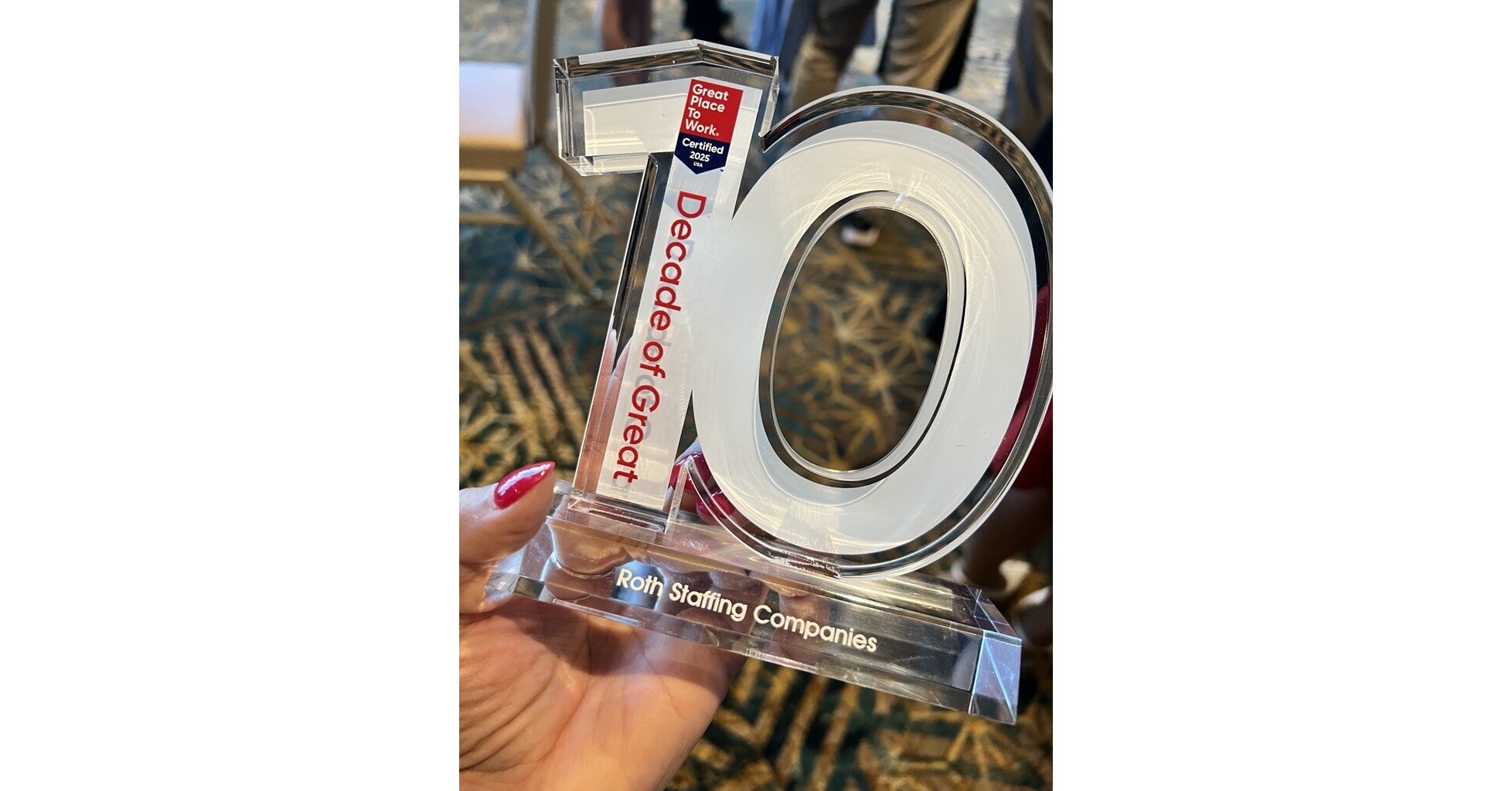 Roth Staffing Companies Celebrates a Decade of Great Place To Work® Certification™