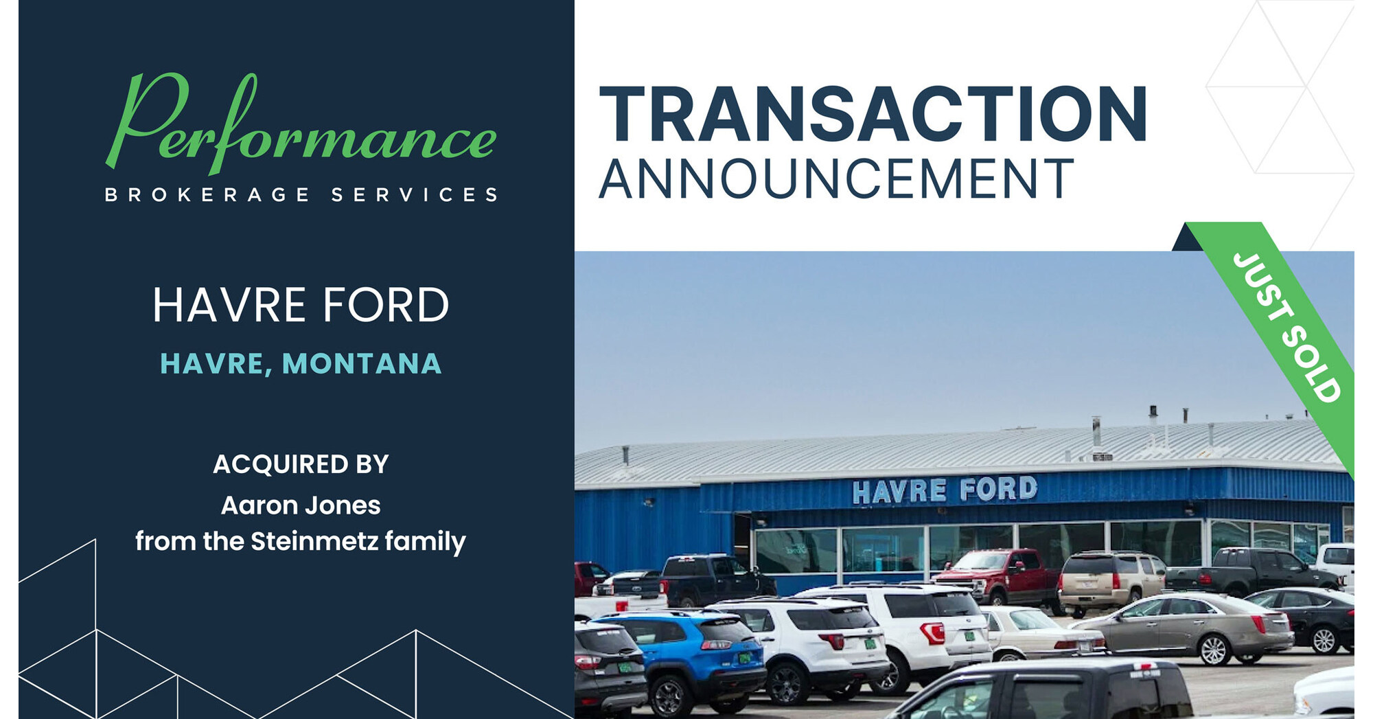 Performance Brokerage Services Advises on the Sale of Havre Ford in ...