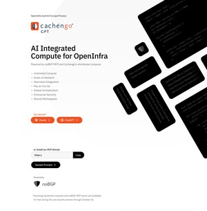 Cachengo Unveils CachengoGPT to Unlock LLM's Full Potential with Direct Compute Control