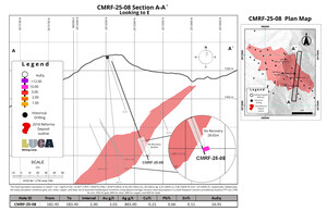 LUCA INTERSECTS HIGH-GRADE GOLD AT REFORMA, INCLUDING 13 METRES OF 11.4 GRAMS PER TONNE GOLD EQUIVALENT