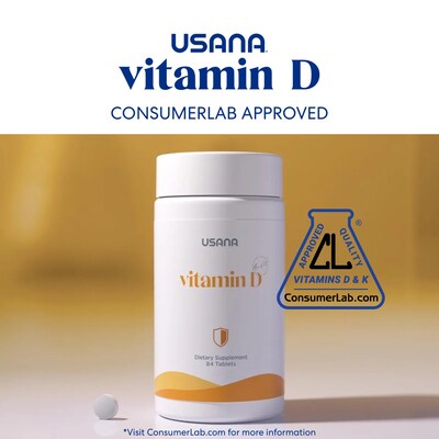 USANA's Vitamin D supplements earns a ConsumerLab.com Seal of Approval