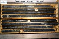 Copper Mineralization (CNW Group/Cascadia Minerals Ltd.)