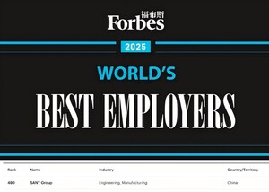 SANY Earns Dual Global Honors for Employer Excellence and Brand Strength