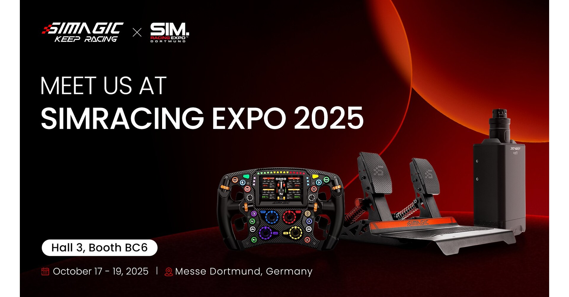 SIMAGIC at SimRacing Expo 2025: A Triple Reveal