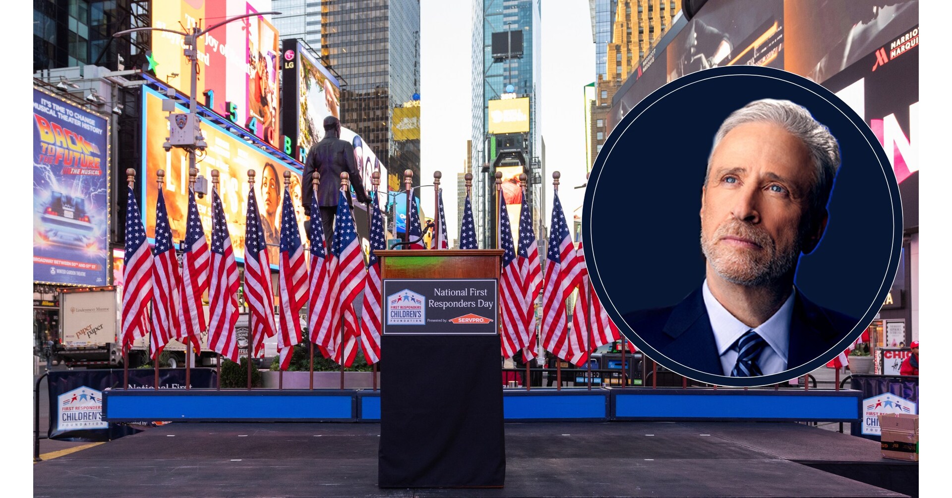 First Responders Children's Foundation Announces Jon Stewart as Host and Master of Ceremonies for National First Responders Day