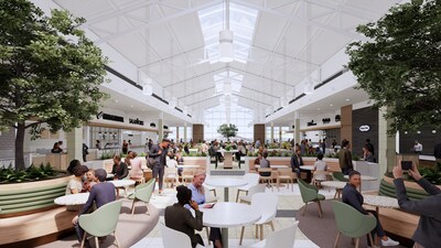A reimagined food court will be a centerpiece of the refreshed Bridgewater Commons, to be completed in 2026. A reimagined food court will be a centerpiece of the refreshed Bridgewater Commons, to be completed in 2026.