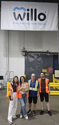 Barrett’s team celebrates the successful go-live of Willo's operations in Memphis.