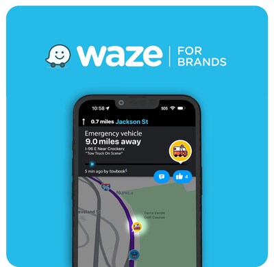 Towbook integrates with Waze to promote safety for row operators and motorists.