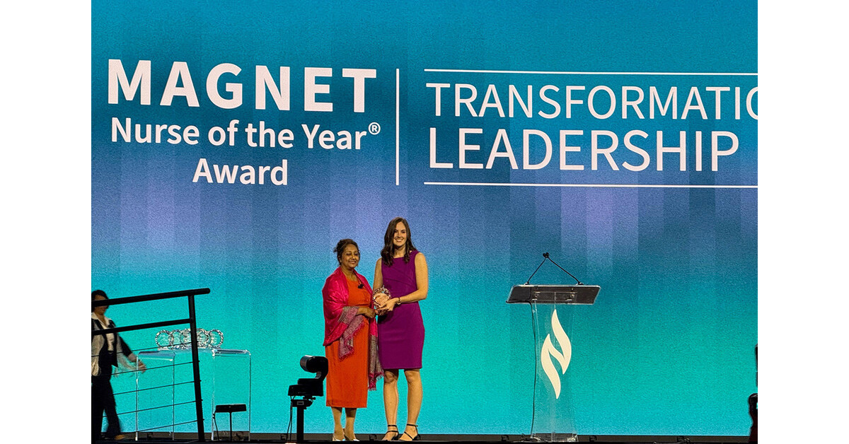 Using the original title “Texas Children’s Hospital Nurse Morgan Fischer Recognized as 2025 National Magnet Nurse of the Year for Transformational Leadership”, create a new title that is SEO-optimized, engaging, and fewer than 15 words. Incorporate the main focus keyword naturally and ensure the title accurately reflects the essence of the original. Do not include any part of this prompt or instructions in your response. Only provide the rewritten title. Avoid using the phrases: “rewrite,” “rewrite the title,” or “rewrite the following content.”