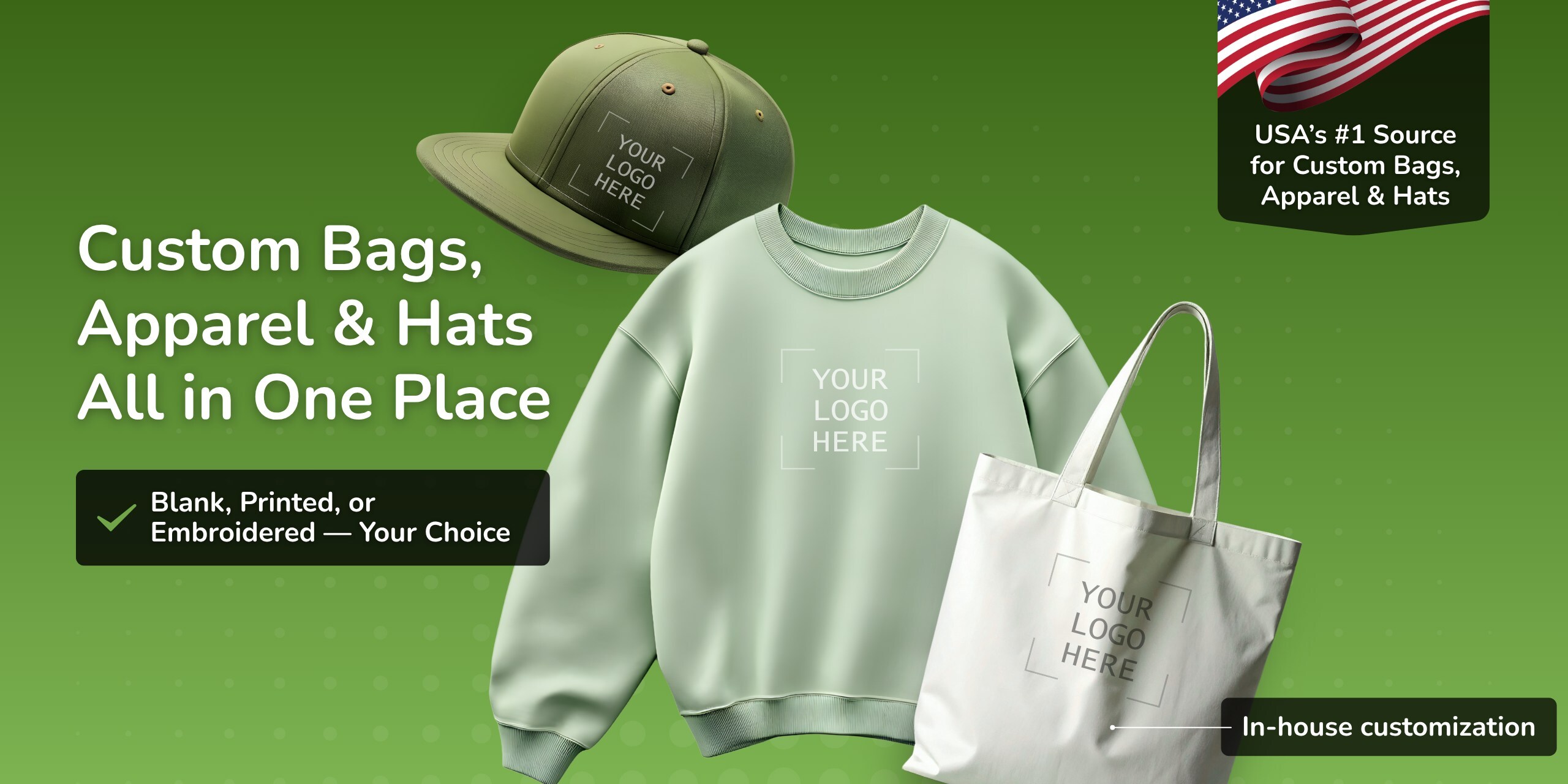 BagzDepot Expands Product Line with Custom Apparel, Hats, and Bags