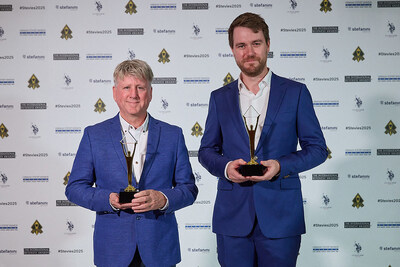 BRP’s team was presented with a Gold Stevie® Award at the International Business Stevie Awards on October 10th in Lisbon. (CNW Group/BRP Inc.)