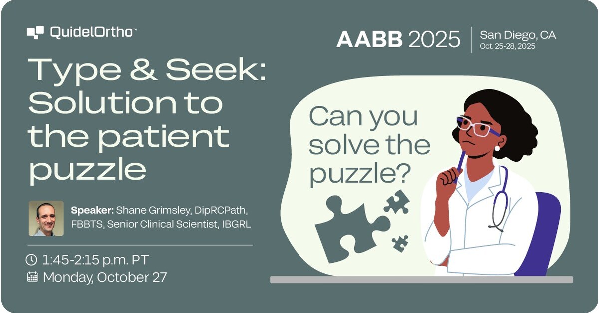 QuidelOrtho Showcases Leadership in Transfusion Medicine at AABB 2025