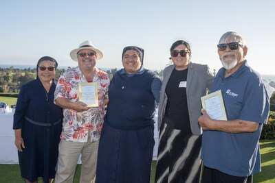 St. Vincent's 24th Annual Charity Golf Classic Raises $170,000
Sister Oanh Tran, Daughters of Charity
Drew Wakefield, event Co-Chair
Sister Rocio Briones, Daughters of Charity
Rosa Paredes, President & CEO, St. Vincent’s
Bill Cordero, event Co-Chair