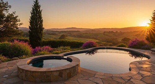 Custom-designed pools from Central Pacific Construction.