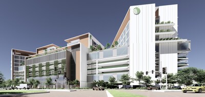 HMI Medical’s artistic impression of the 300-bed Regency Hospital Kuching.