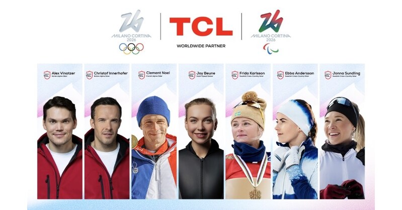 TCL představuje tým sportovních ambasadorů TCL EU pro zimní olympijské hry Milán Cortina 2026