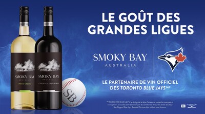 Smoky Bay Wines devient le partenaire officiel des Toronto Blue Jays™, prouvant ainsi que chaque bouteille est un véritable coup de maître. (Groupe CNW/Phil Marketing)