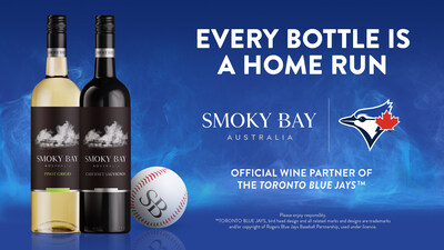 Smoky Bay Wines steps up to the plate as the Official Wine Partner of the Toronto Blue Jays™, proving that every bottle is truly a home run. (CNW Group/Phil Marketing)