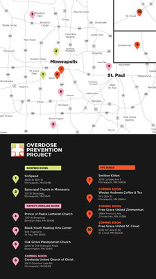 Explore the complete list of community naloxone stations established by OPP and partners.