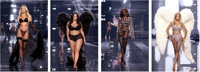 Black Tie 暗夜礼赞--从左至右：Candice Swanepoel，Ashley Graham，Anok Yai，Bella Hadid