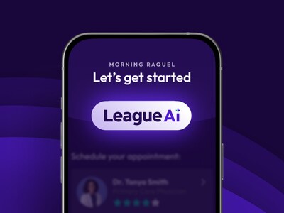 League AI™ now includes League Agent Teams™, a multi-agent system including agent orchestration, and patent-pending League Health Story™, a powerful new way to share a contextual, plain-language health narrative for every member, caregiver, and AI agent. (CNW Group/League Inc.)