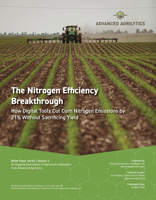 Cover of the new Advanced Agrilytics 