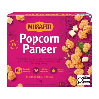 Born from the intersection of authentic South Asian flavours and modern convenience, Musafir delivers on growing demand for global flavours and protein (CNW Group/Maple Leaf Foods Inc.)