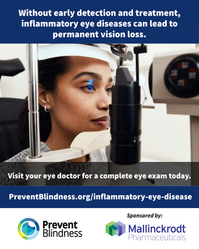 Prevent Blindness has declared Oct. 20-26, 2025, as its 5th Annual Inflammatory Eye Disease Week.