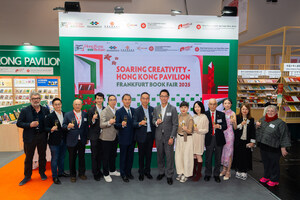 "Soaring Creativity - O2O Hong Kong Pavilion" Participated in 2025 Frankfurt Book Fair Over 1,000 Publications and Print Works Displayed Themed "City Walk, Stories Talk" to Showcase Hong Kong's Creativity &amp; Uniqueness