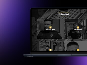 Beautiful mockup of the Houston Tactical Agency website, designed and developed by Nimbus Media