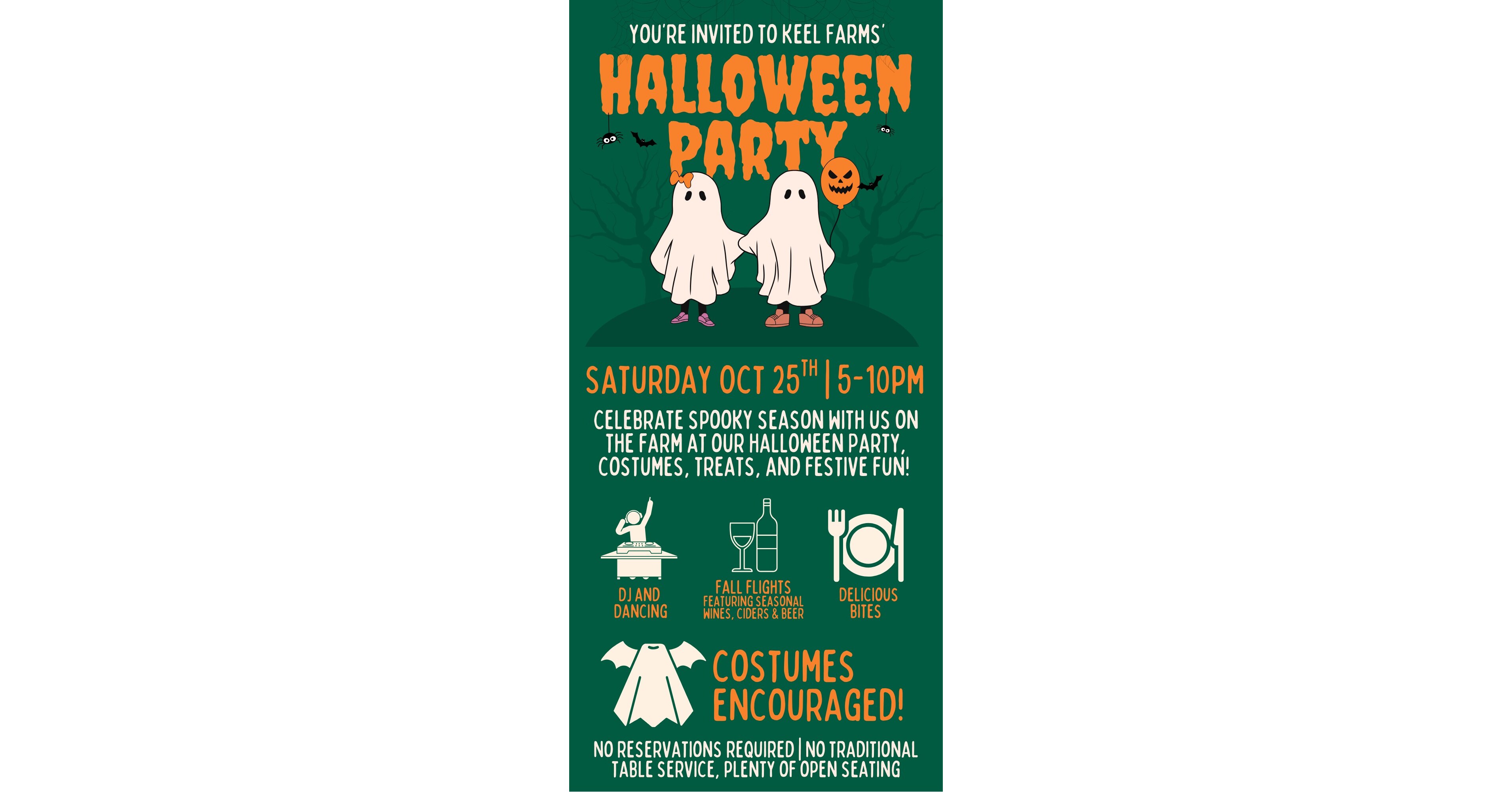 Get a Head Start on the Fun and Frights at Keel Farms' Halloween Party on Saturday October 25, 2025