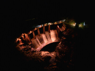 Bioveld North Dam Illuminated (CNW Group/BMI Group)