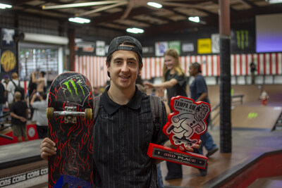 Monster Army’s Chris Setinas Takes Third Place at the 2025 Tampa Am Street Skateboarding Competition