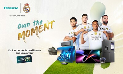Hisense MEA Marks Real Madrid Partnership with Exciting Retail Promotions and Regional Gaming Competition Hisense MEA Marks Real Madrid Partnership with Exciting Retail Promotions and Regional Gaming Competition