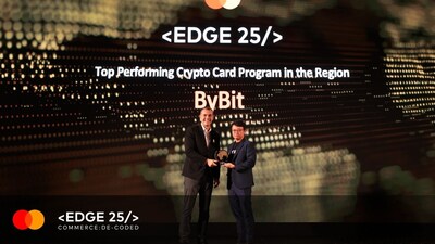 Bybit Card Raih Gelar "the Best Performing Crypto Card" dari Mastercard di Ajang EDGE 2025