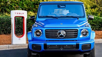 Les conducteurs canadiens de VEB Mercedes-Benz ont désormais accès au réseau de Superchargeurs Tesla