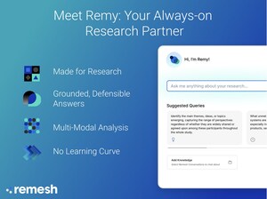 Remesh Launches Remy: AI Agent That Transforms Research with Grounded, Citation-Backed Insights