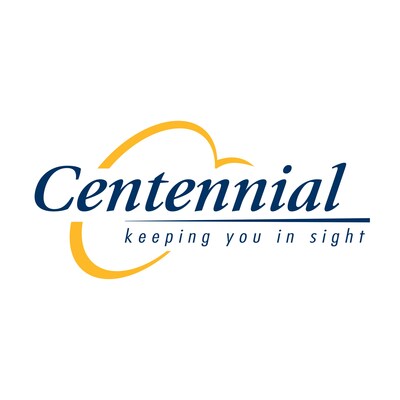 Centennial Optical Ltd. logo with the tagline 'keeping you in sight'