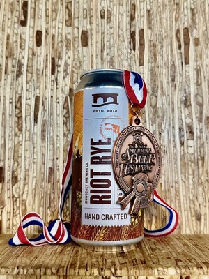 Frederick-based brewery takes home Bronze Medal for Riot Rye Pale Ale