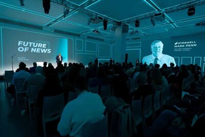Mark Penn, CEO and Chairman of Stagwell, delivered NewsFront's opening remarks.