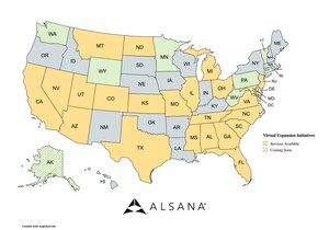 Alsana Announces Plan to Expand Virtual Eating Disorder Treatment to 30+ States, Strengthening Access to Care Nationwide