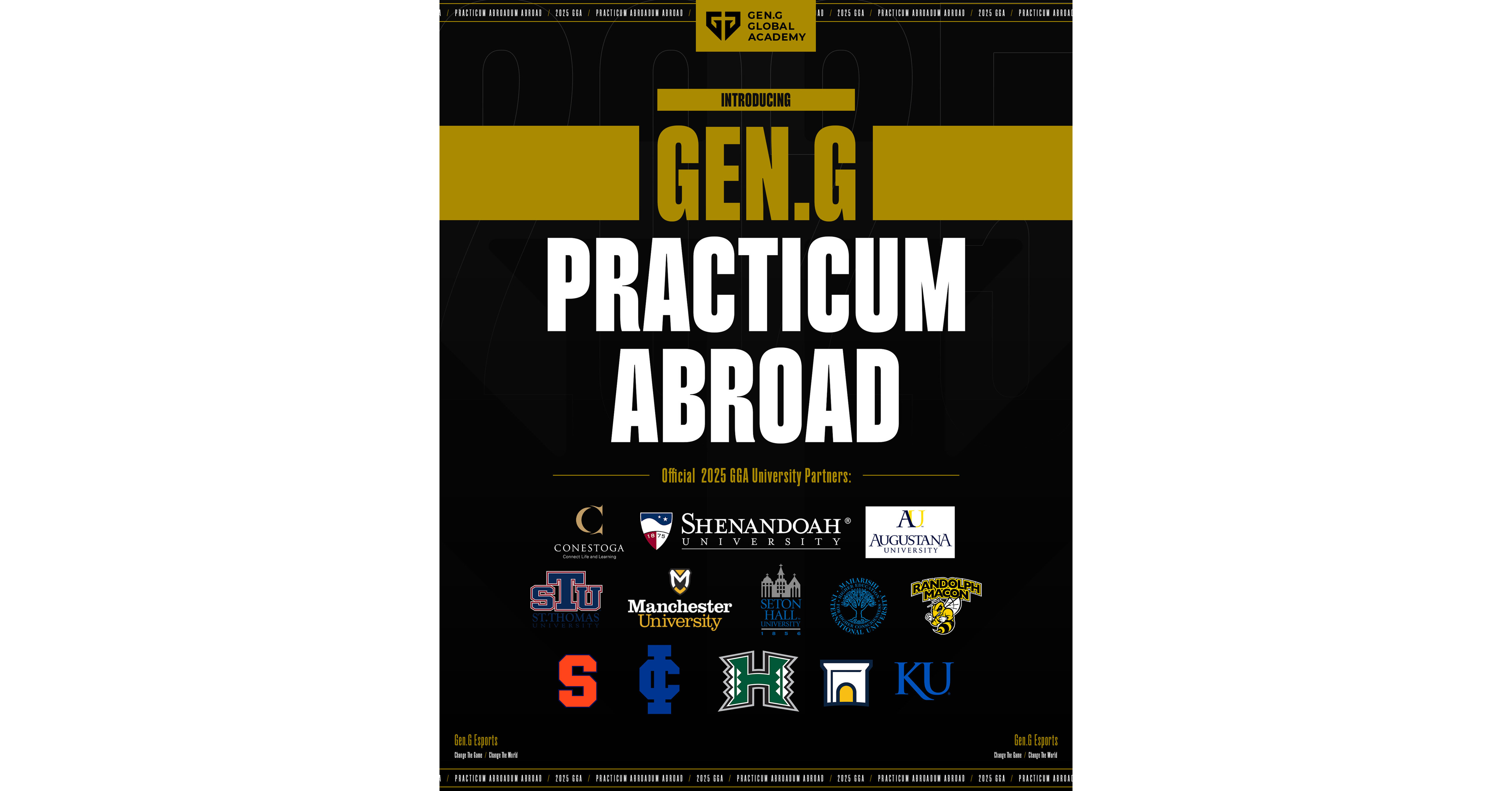 Thirteen Leading Universities Partner with Gen.G for its Practicum Abroad Program to Prepare Students in Seoul for Esports Careers