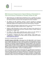 MEG Announces Postponement of Special Meeting of Shareholders to Vote on the Cenovus Transaction to Thursday, October 30, 2025