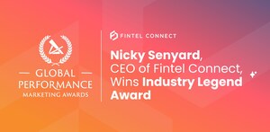 Fintel Connect CEO Nicky Senyard Wins Industry Legend Award for Outstanding Contribution