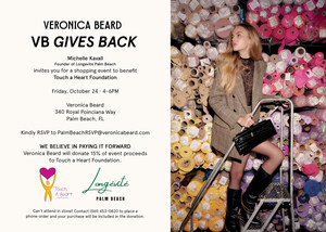 Longévité Palm Beach Partners with Veronica Beard for "VB Gives Back" Event Benefiting Touch a Heart Foundation