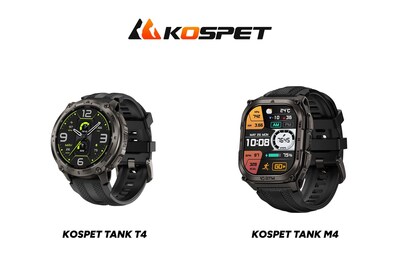 KOSPET Launches TANK T4 & M4: Flagship Outdoor Adventure Smartwatches