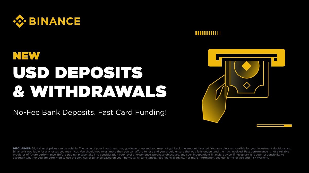 Binance Offers Direct USD Deposits and Withdrawals Worldwide through BPay  Global