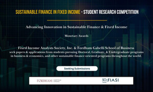 6th Annual Student Research Competition: Sustainable Finance and Fixed Income